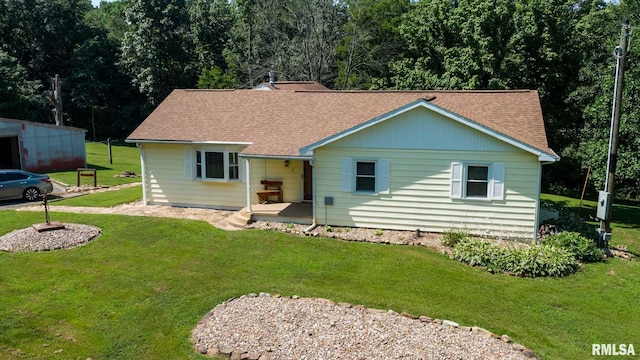 5680 State Route 146 E Highway, Vienna, IL 62995 - view of front of home with roof with shingles and a front lawn