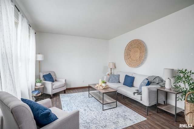 1817 W 3rd St, Milan, IL 61264 - living room with wood finished floors and baseboards