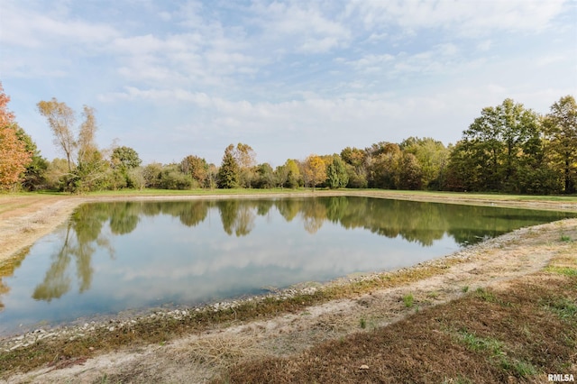 10224 Illinois Steel Rd, Johnston City, IL 62951 - water view featuring a heavily wooded area