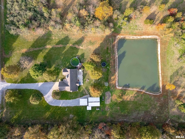 10224 Illinois Steel Rd, Johnston City, IL 62951 - aerial overview of property's location featuring a large body of water
