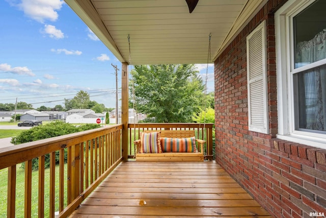 5003 48th St, Moline, IL 61265 - view of wooden deck