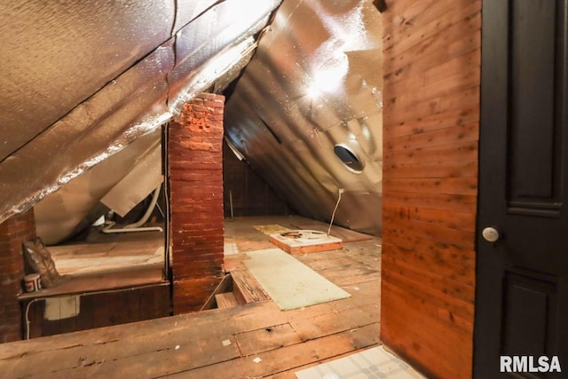 2024 Lind St, Quincy, IL 62301 - view of unfinished attic