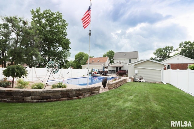 2024 Lind St, Quincy, IL 62301 - view of pool featuring a fenced backyard and a patio area