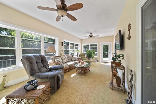 627 10th Ave, Silvis, IL 61282 - sunroom featuring carpet floors