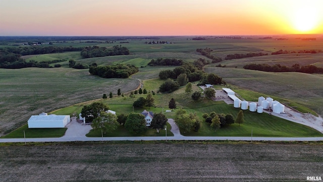 1626 210th St, Reynolds, IL 61279 - aerial view at dusk of a view of rural / pastoral area