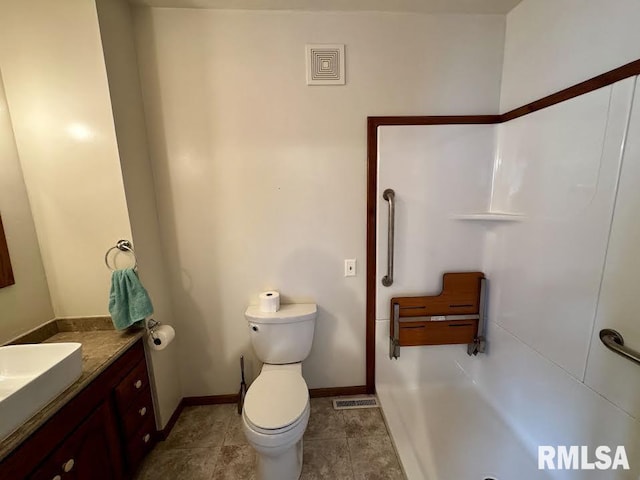 1626 210th St, Reynolds, IL 61279 - bathroom with vanity and tile patterned floors