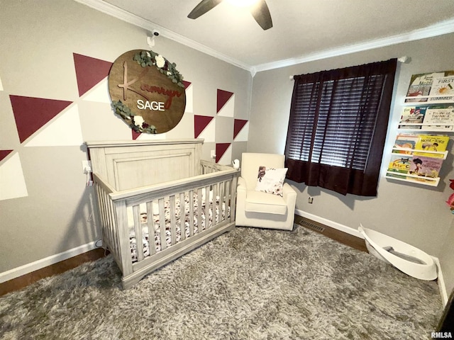 15293 Wall St, Carterville, IL 62918 - bedroom featuring ornamental molding and carpet flooring