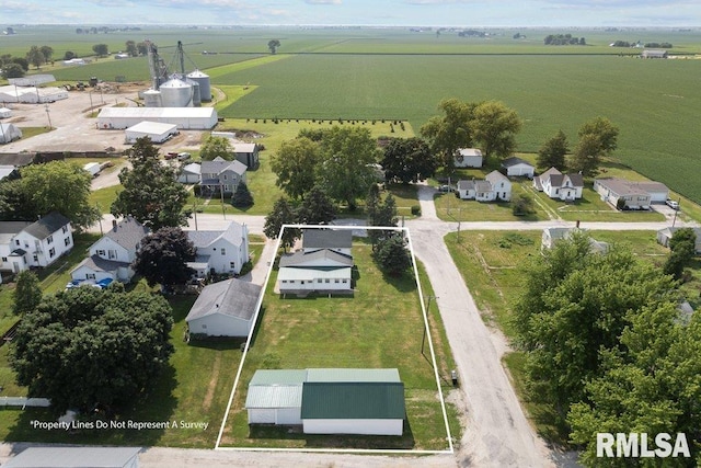 202 Washington Ave, Osco, IL 61274 - view of rural area with property parcel outlined and nearby suburban area
