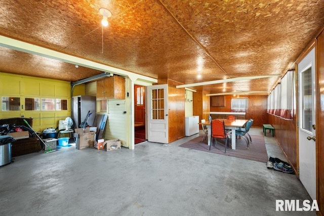 202 Washington Ave, Osco, IL 61274 - dining space with finished concrete floors