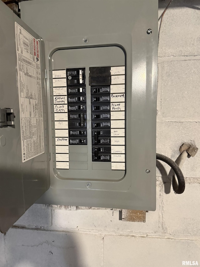235 20th Pl, Clinton, IA 52732 - utilities with electric panel