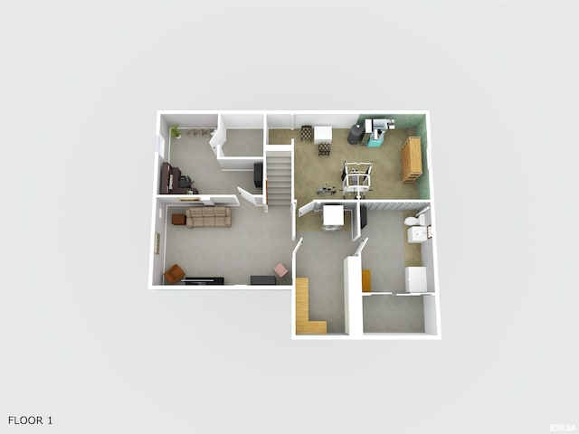 1217 7th St, De Witt, IA 52742 - view of property floor plan
