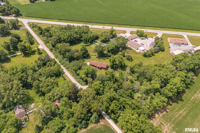 4830 Wyoming Ave, Davenport, IA 52806 - aerial overview of property's location featuring rural landscape