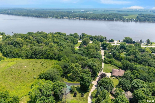 28002 230th St, Le Claire, IA 52753 - bird's eye view of a nearby body of water