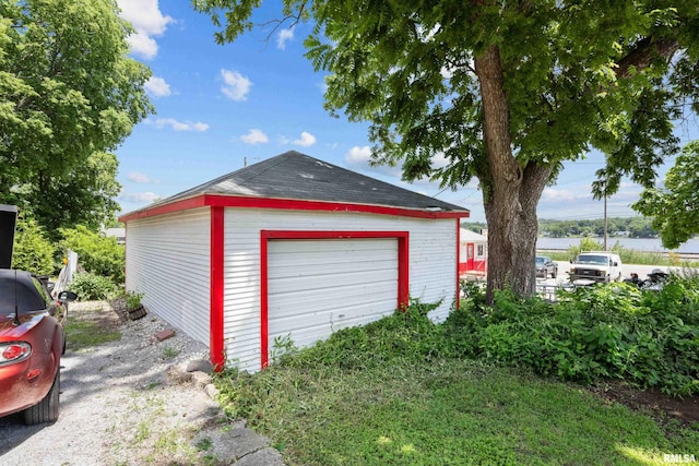 1204 N Cody Rd, Le Claire, IA 52753 - view of detached garage