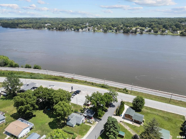 1204 N Cody Rd, Le Claire, IA 52753 - aerial view of a large body of water