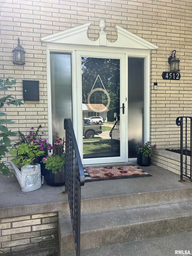 4512 11th Ave Unit C, Moline, IL 61265 - property entrance with brick siding