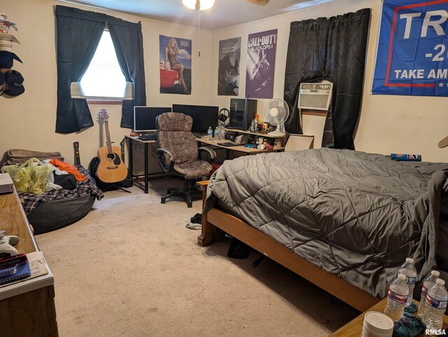 340 Dameron Ln, Vienna, IL 62995 - bedroom with carpet and a desk