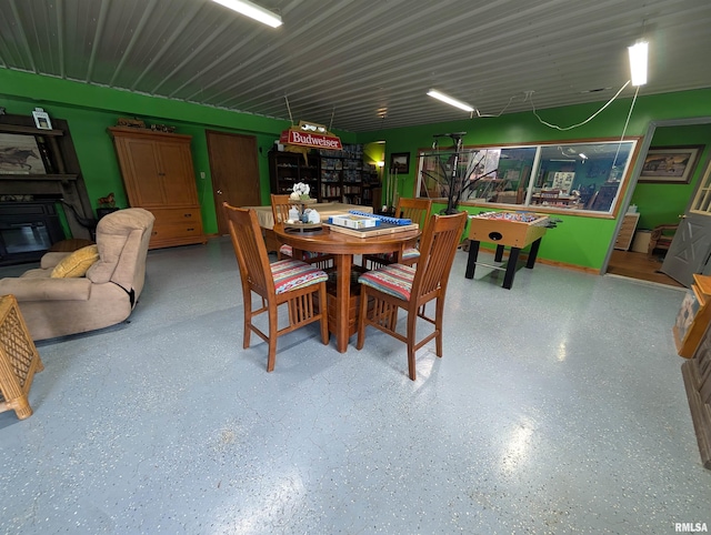 340 Dameron Ln, Vienna, IL 62995 - dining room featuring speckle patterned floor