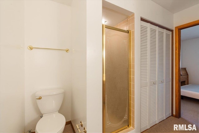 17223 N Cedar Rd, East Moline, IL 61244 - full bath featuring a shower stall and a closet