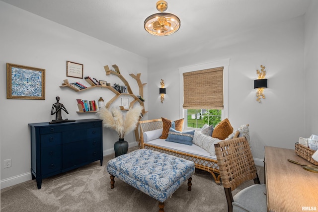 5835 Pigeon Creek Rd, Bettendorf, IA 52722 - living area with baseboards and light carpet
