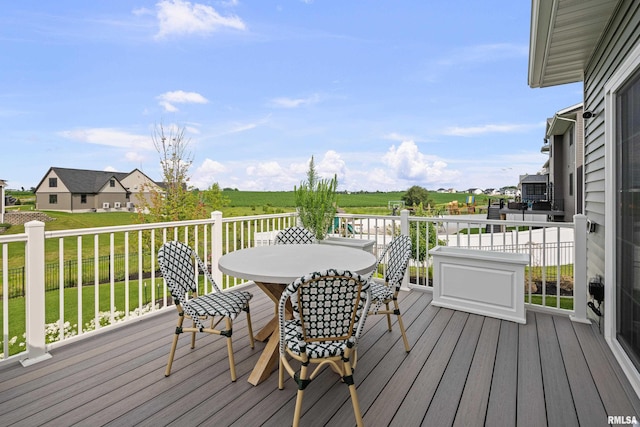 5835 Pigeon Creek Rd, Bettendorf, IA 52722 - view of deck