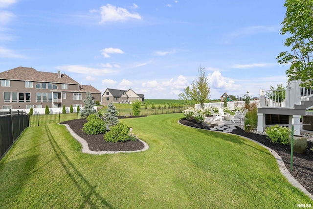 5835 Pigeon Creek Rd, Bettendorf, IA 52722 - fenced backyard featuring a residential view
