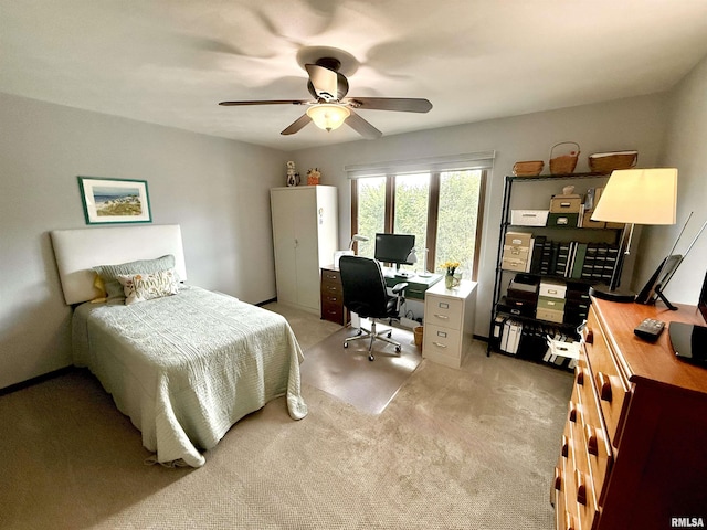 3715 35th St Unit 3, Moline, IL 61265 - carpeted bedroom featuring a desk