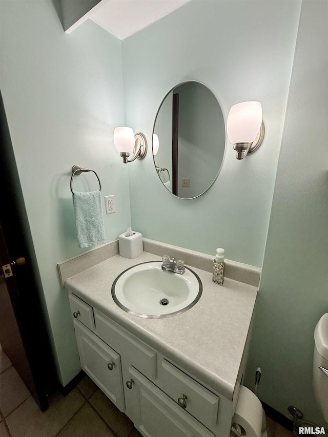 3715 35th St Unit 3, Moline, IL 61265 - bathroom with vanity and tile patterned floors