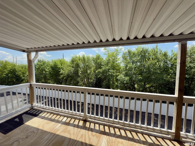 3715 35th St Unit 3, Moline, IL 61265 - deck featuring view of wooded area