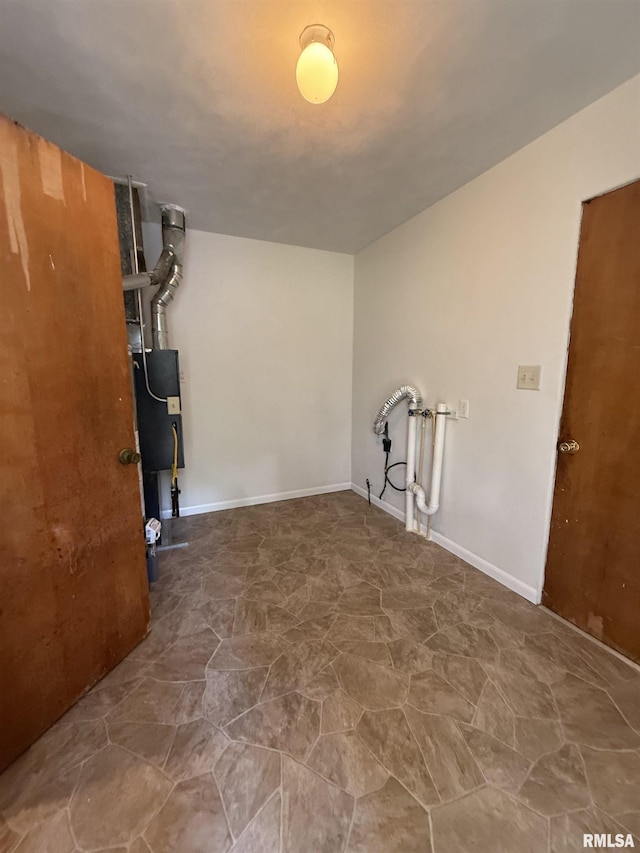 302 E Ames St, Yates City, IL 61572 - laundry room with stone finish floors