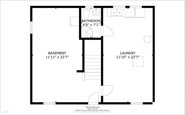 3205 Crestline Dr, Davenport, IA 52803 - view of floor plan / room layout