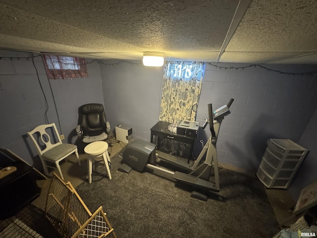 3125 Pershing Blvd, Clinton, IA 52732 - basement with carpet