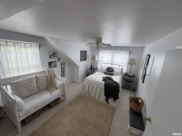 3125 Pershing Blvd, Clinton, IA 52732 - bedroom featuring carpet, multiple windows, and a ceiling fan