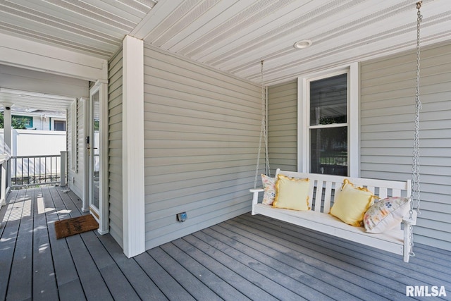 1309 5th St, Orion, IL 61273 - view of wooden deck