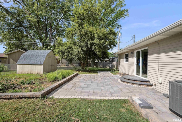 2525 4th St Unit A, East Moline, IL 61244 - view of patio / terrace with a shed