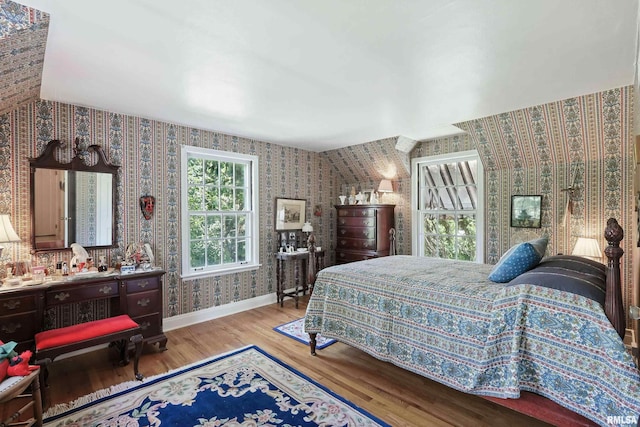 1928 Fernwood Ave, Davenport, IA 52803 - bedroom featuring wallpapered walls and wood finished floors