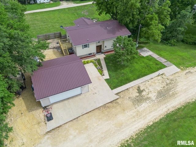 335 Sand Aly, Toronto, IA 52777 - aerial view of property and surrounding area