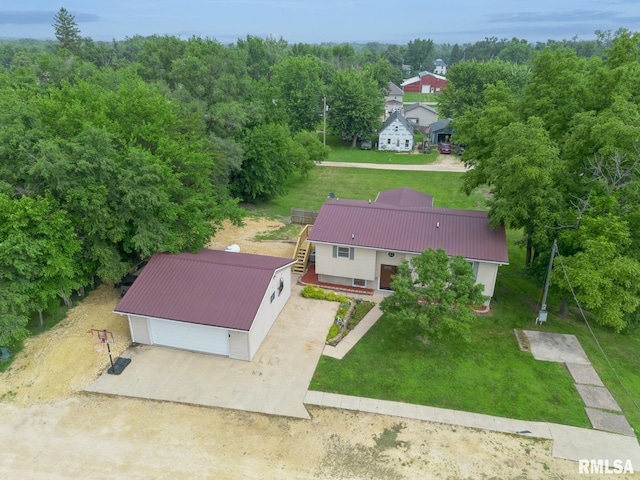 335 Sand Aly, Toronto, IA 52777 - aerial view of property and surrounding area