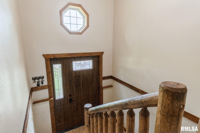 335 Sand Aly, Toronto, IA 52777 - foyer entrance with plenty of natural light