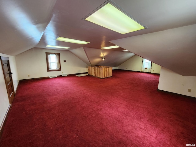 1908 24th St, Moline, IL 61265 - bonus room featuring carpet flooring and vaulted ceiling