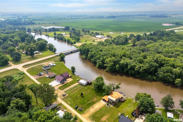 18599 317th St, Long Grove, IA 52756 - overview of rural landscape with a large body of water
