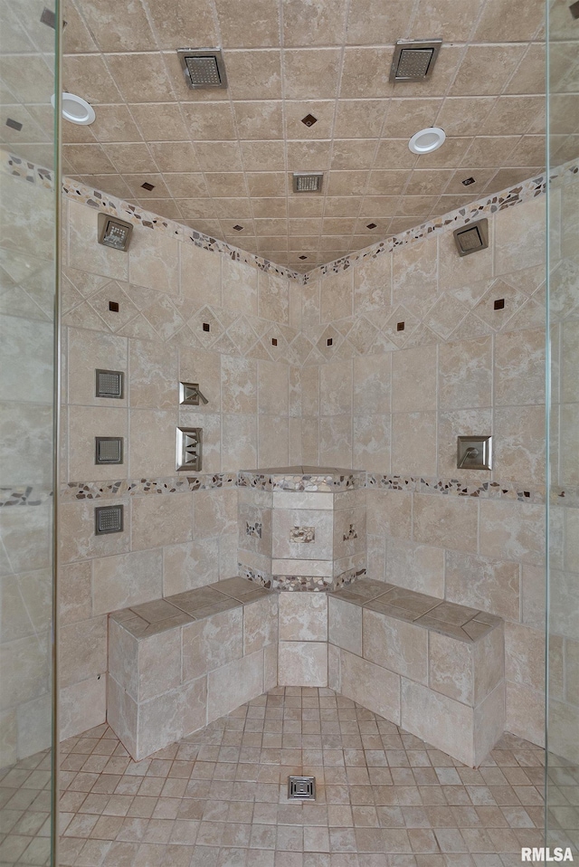 922 W Scott St, Eldridge, IA 52748 - full bathroom with a tile shower