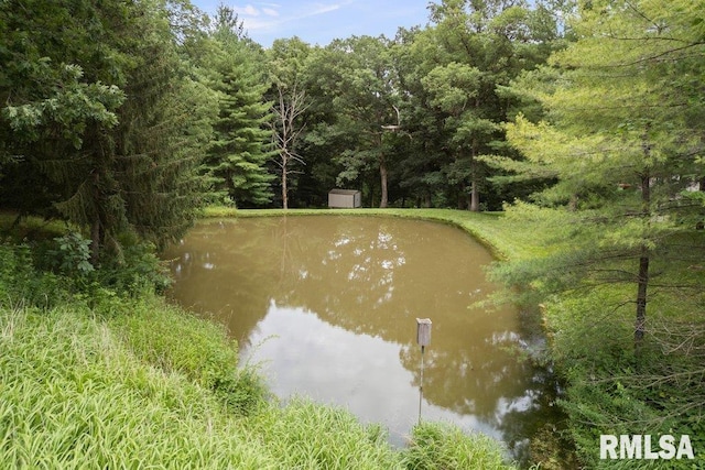 7319 106th Ave, Coal Valley, IL 61240 - water view with a forest
