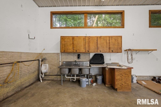 7319 106th Ave, Coal Valley, IL 61240 - miscellaneous room with concrete floors and healthy amount of natural light