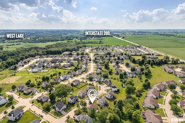 5320 Appleton Dr, Davenport, IA 52804 - aerial perspective of suburban area