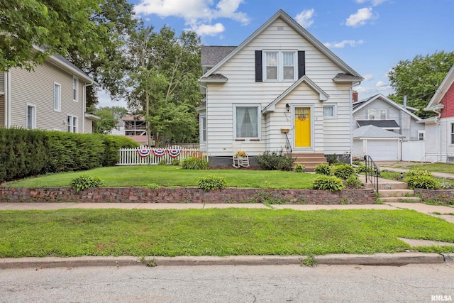 2510 Pershing Ave, Davenport, IA 52803 - view of front facade with a garage and entry steps