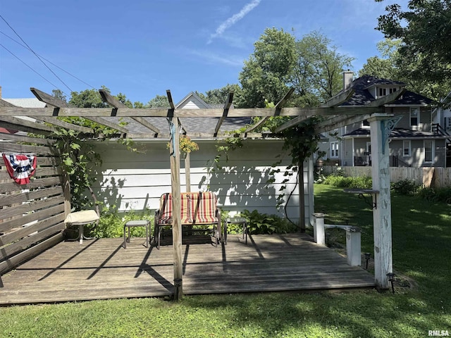 2510 Pershing Ave, Davenport, IA 52803 - wooden terrace featuring grilling area