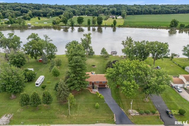 25622 1st Ave N, Hillsdale, IL 61257 - bird's eye view of a nearby body of water