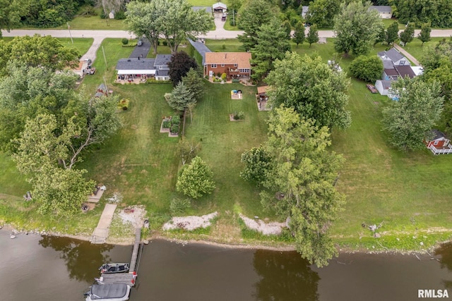 25622 1st Ave N, Hillsdale, IL 61257 - aerial view of property's location featuring a large body of water and a tree filled landscape