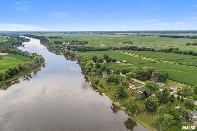 25622 1st Ave N, Hillsdale, IL 61257 - aerial view of sparsely populated area featuring a nearby body of water